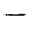 A black stylus pen with a silver tip and clip, featuring the logo "EDUCONNECT" prominently displayed.