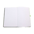 A Venture Supreme A5 Notebook featuring blank lined pages and a sleek design.