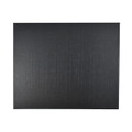 A black textured gift box with a sturdy design, suitable for packaging promotional products.