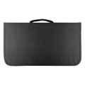 A black carrying case for the Davis BBQ Set, featuring a handle and a sleek design. The case includes a logo.