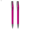A pink pen with a silver clip, part of the COBRA MM Deluxe Pen Gift Set for office and business use.