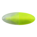 A bright yellow mini highlighter with a clear cap, designed for highlighting text. It features a logo.