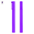 A purple Jumbo Highlighter Pen with a textured grip and a cap, featuring branding on one side.