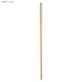 A gold stainless steel straw, 6mm x 215mm, featuring a straight design and a branding logo.