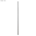 A stainless steel drinking straw in silver, measuring 6mm x 215mm, with a logo visible on the surface.