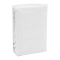 A white pack of Micro Pocket Pack Tissues, featuring a branding logo on the front.