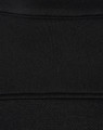 A black men's jacquard fleece jacket featuring a smooth and textured fabric, with a logo present.