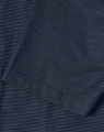 Men's pin dot stretch short-sleeve shirt in navy blue featuring a subtle dotted pattern and a chest pocket.