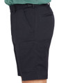Men's utility cargo shorts in dark navy, featuring multiple pockets and a classic design. Includes branding logo.