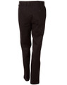 Men's chino pants in black, featuring a straight-leg design and back pockets, with a subtle logo.