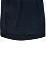 Bamboo charcoal sports shorts in navy, featuring a smooth hem and a subtle branding logo.