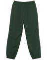 Track pants in a deep green colour with an elasticated waist and a single back pocket. Features a logo.