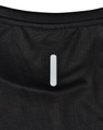 A black men's ultra lightweight performance short-sleeve tee featuring a small logo on the back.