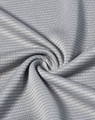 A lightweight grey fabric with a textured pattern, ideal for performance clothing.