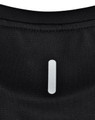 A black ladies' ultra-lightweight performance short-sleeve tee featuring a reflective logo on the back.