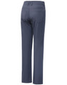 Men's flexi chino pants in navy blue, featuring a straight leg design and back pockets, with a subtle logo.