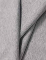A grey cotton fabric with a soft, textured finish, draping smoothly in folds.