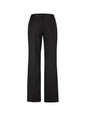 Relaxed fit women's pants in black, featuring a back pocket and waistband. Includes branding detail.