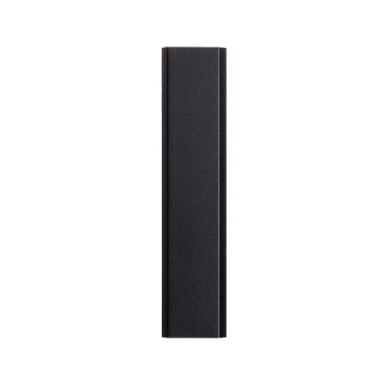 A sleek black power bank with a slim design, categorized under Phone & Technology.