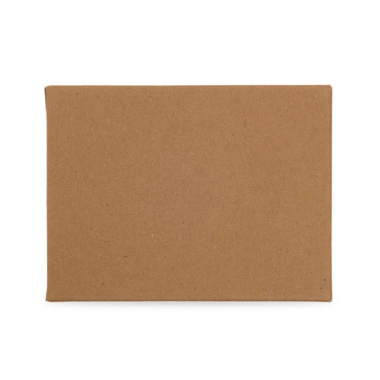 A brown cardboard packaging box with a simple, unmarked exterior.