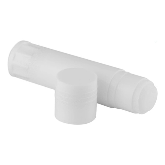 A white glue stick with a removable cap, designed for office and business use. It has a simple, cylindrical shape.