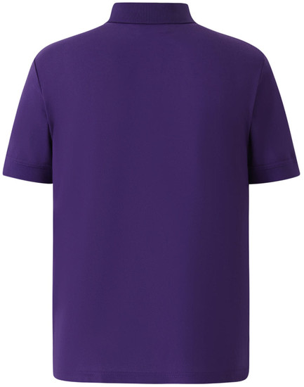 A purple Men's Connection Polo featuring a classic design with short sleeves and a subtle logo.