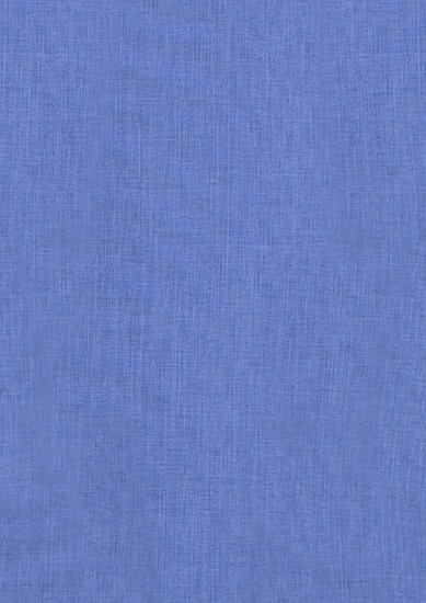 A women's 3/4 sleeve shirt in a soft blue fabric with a textured appearance. It features a logo on the design.