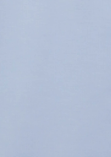 A light blue long sleeve button-up shirt featuring a logo.