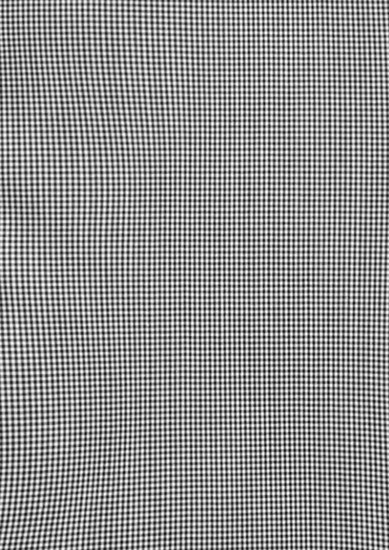 A close-up view of a black and white check pattern fabric used for the Men's Edge Long Sleeve Shirt.