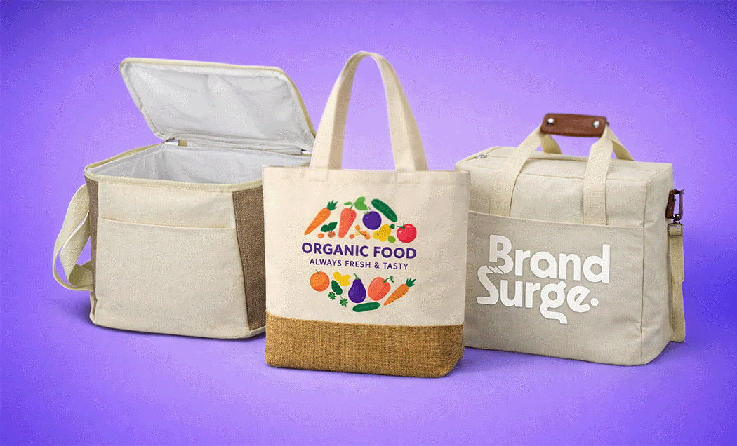 Custom branded cotton bags