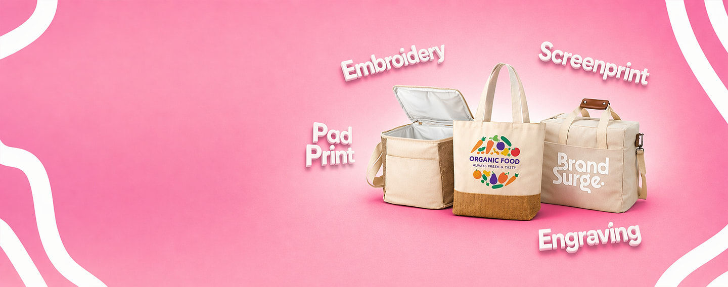 Decoration and branding options at Brand Surge Australia