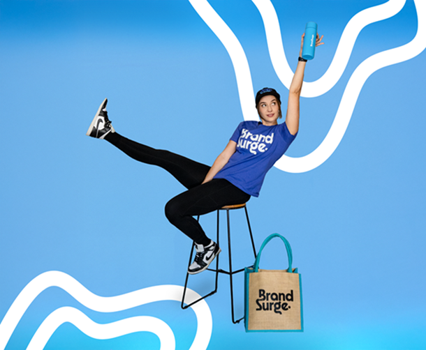 Branded merchandise packed and ready for express dispatch