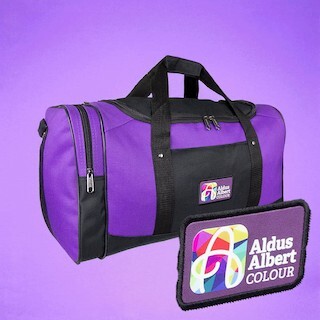 SupaFlex vinyl patch on a jacket showing a full-colour matte logo with flexible finish