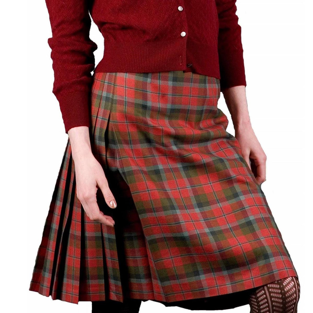 Clan Tartan Kilted Skirt - Burnett's & Struth Scottish Regalia