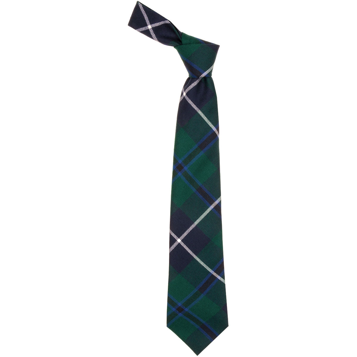 grey granite tartan tie