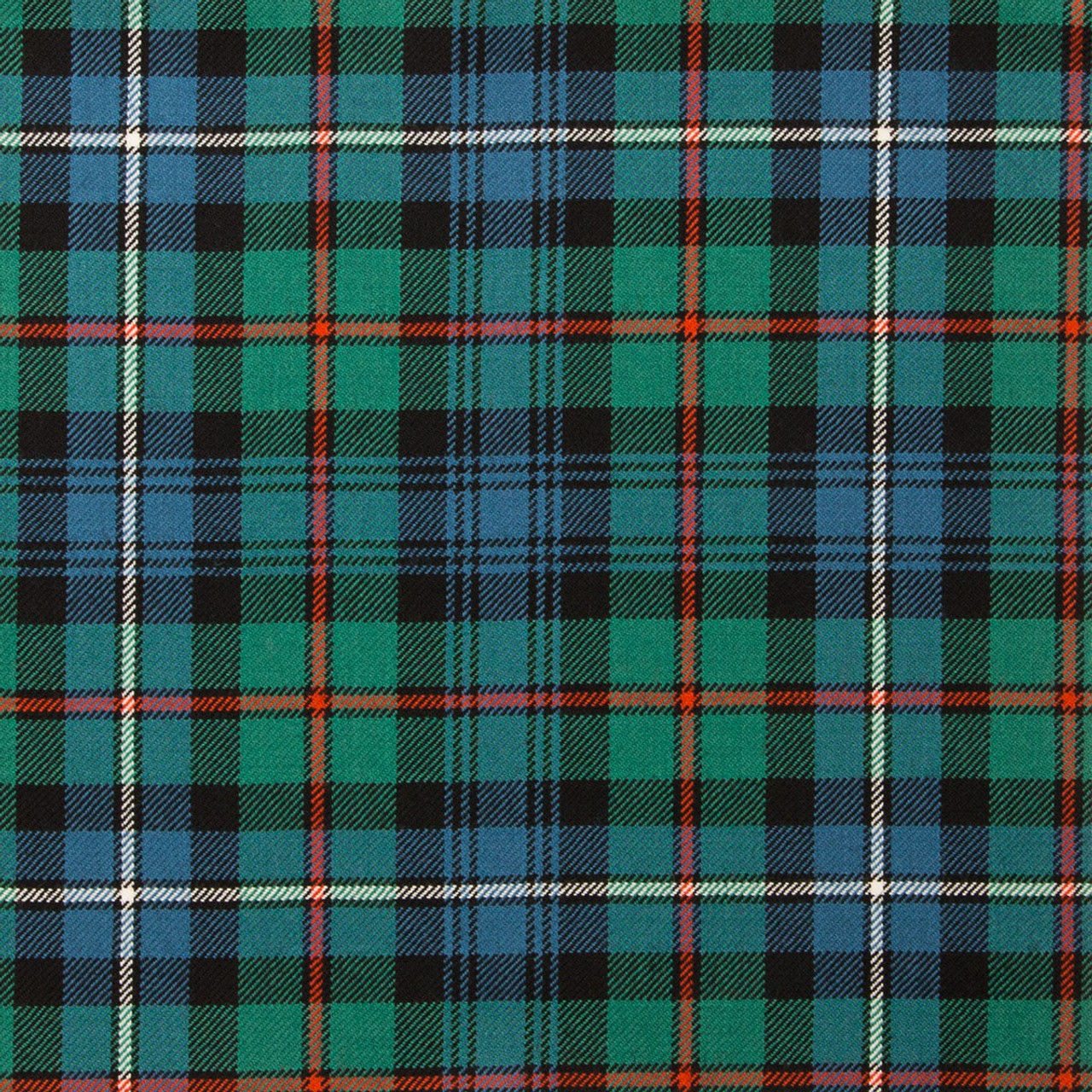 tartan tie blue
