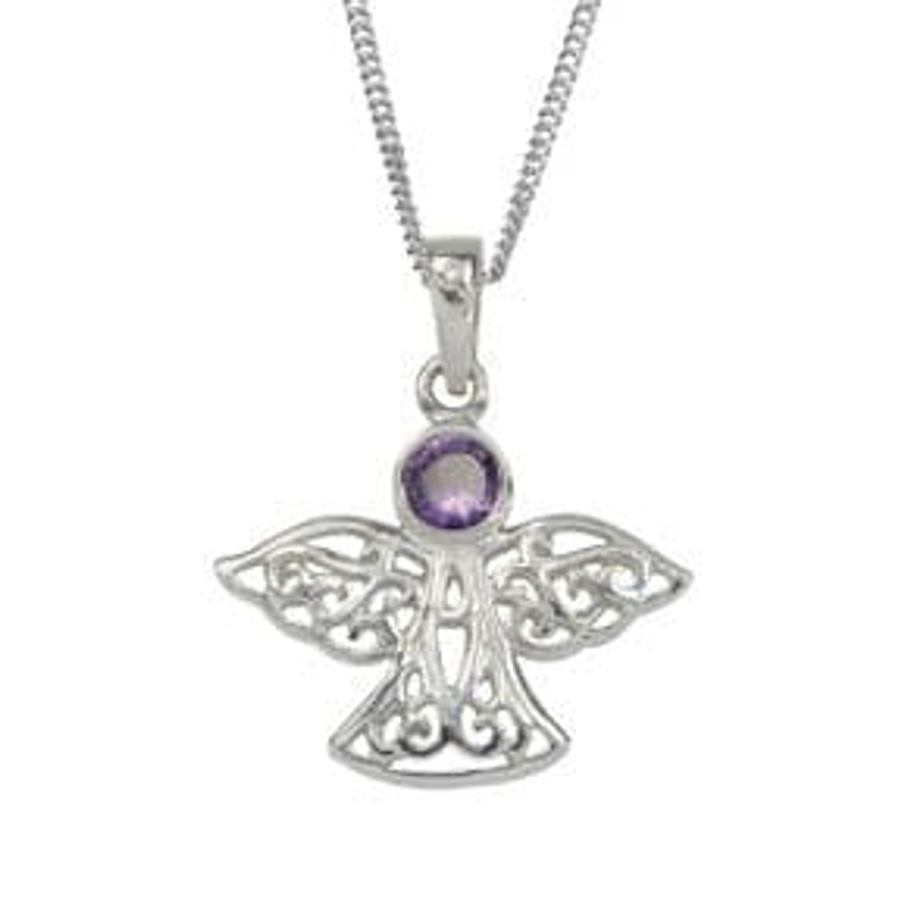 Angel Pendant in Sterling Silver