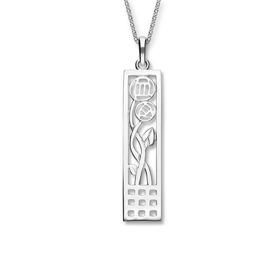 Charles Rennie Mackintosh Silver Pendant