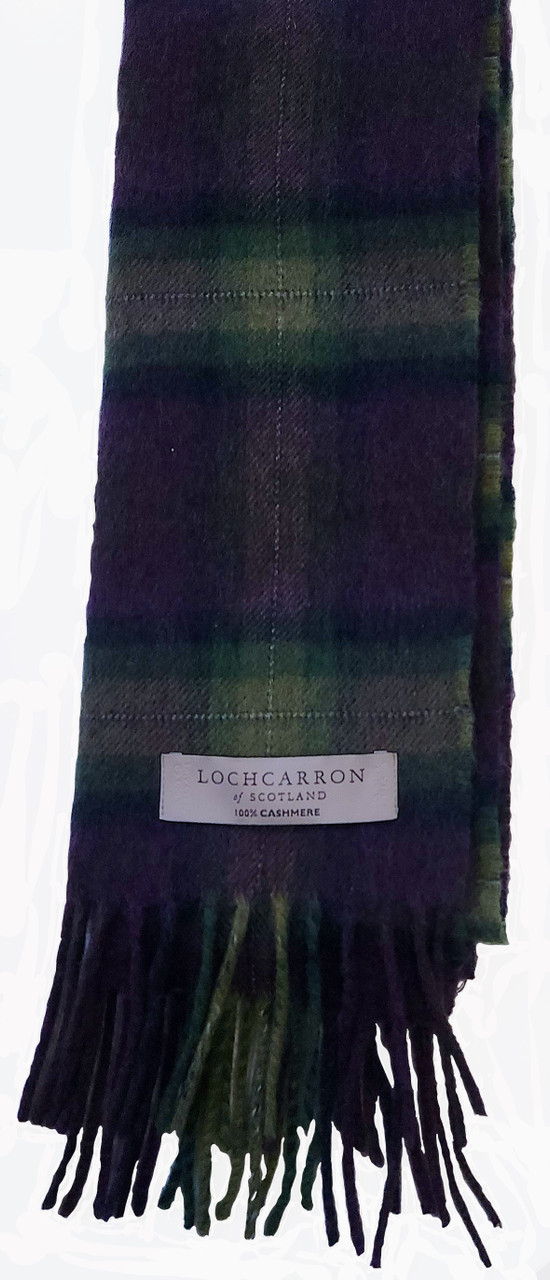 Lochcarron Isle Of Skye Tartan Sciarpa Lana Agnello