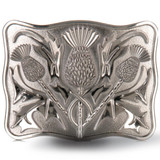 Antique Finish Thistle Belt Buckle