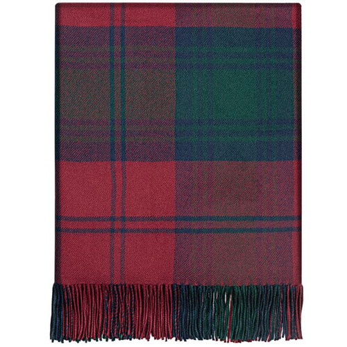 The Tartan Blanket Co. チェック柄ストール新品未使用 Border | MacDonald Clan Modern Tartan Lambswool Blanket
