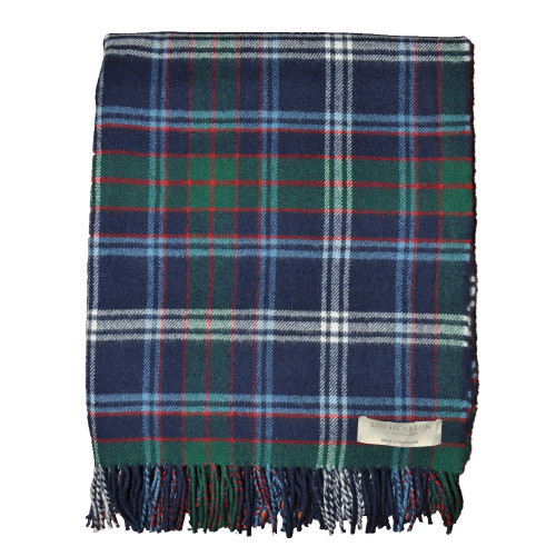 Brushed Lambswool Blankets in Clan Tartan 100%