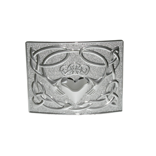 Belt Buckle | Claddagh Buckle – Chrome Plated