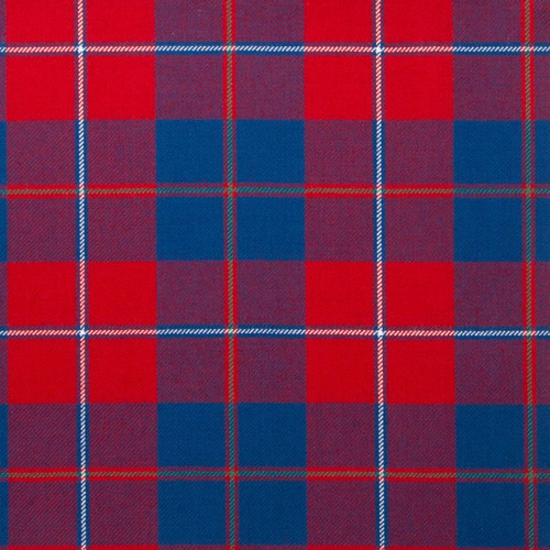 Galloway Red Modern Lightweight Tartan Fabric