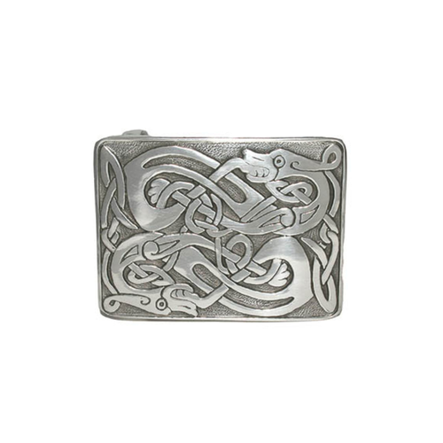 Belt Buckle | Zoomorphic Pewter Buckle – Bright