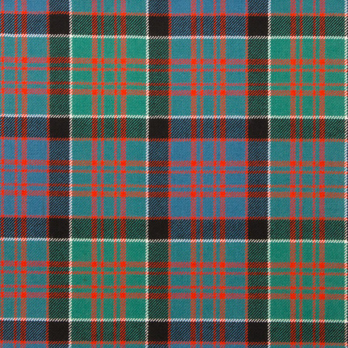 MACDONALD OF CLANRANALD ANCIENT LIGHT WEIGHT TARTAN FABRIC