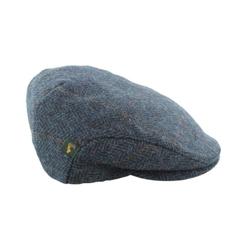 Mucros Weavers | Tweed Trinity Wool Cap - Blue