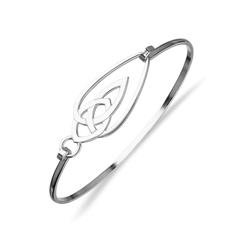 Ortak | Celtic Silver Bangle