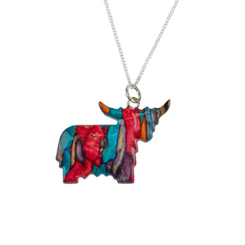 Heathergems | Highland Cow Pendant