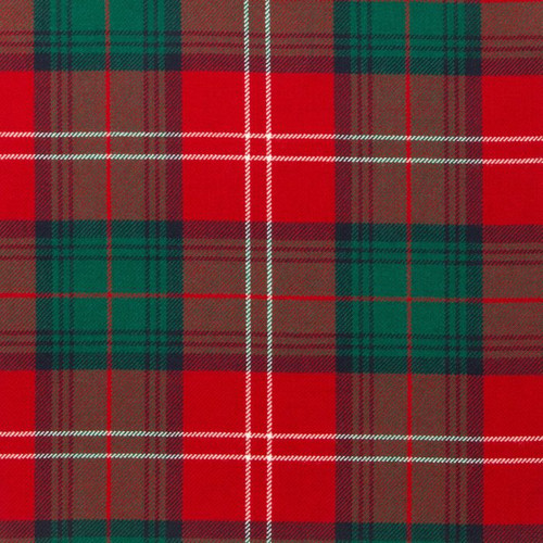 Chisholm Red Modern Lightweight Tartan Fabric